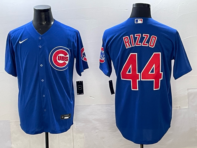 Men Chicago Cubs #44 Rizzo blue Nike MLB 2025 jersey 007->chicago cubs->MLB Jersey